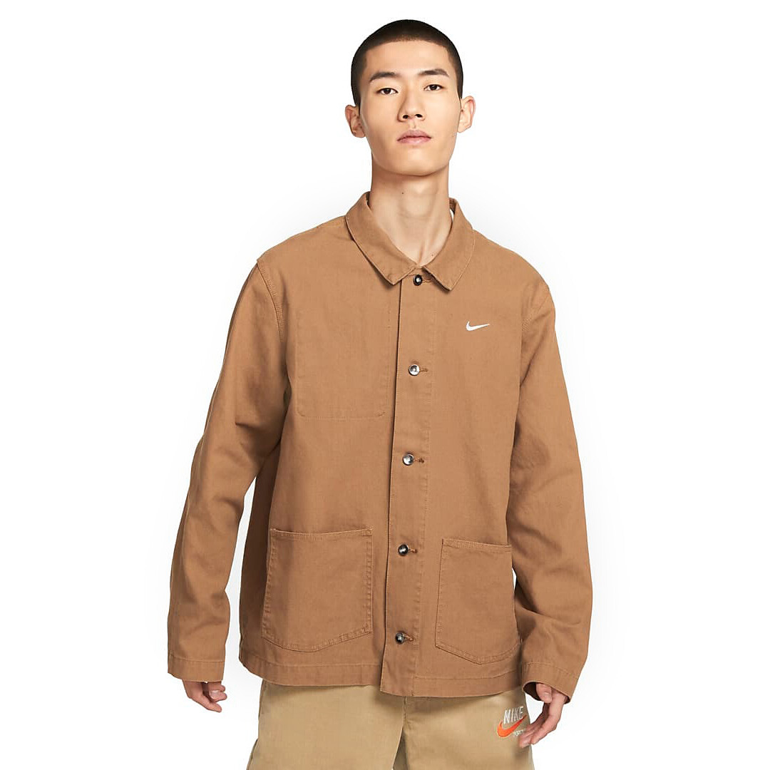 

Куртка Nike Life Men's Unlined Workwear, светло-коричневый/белый