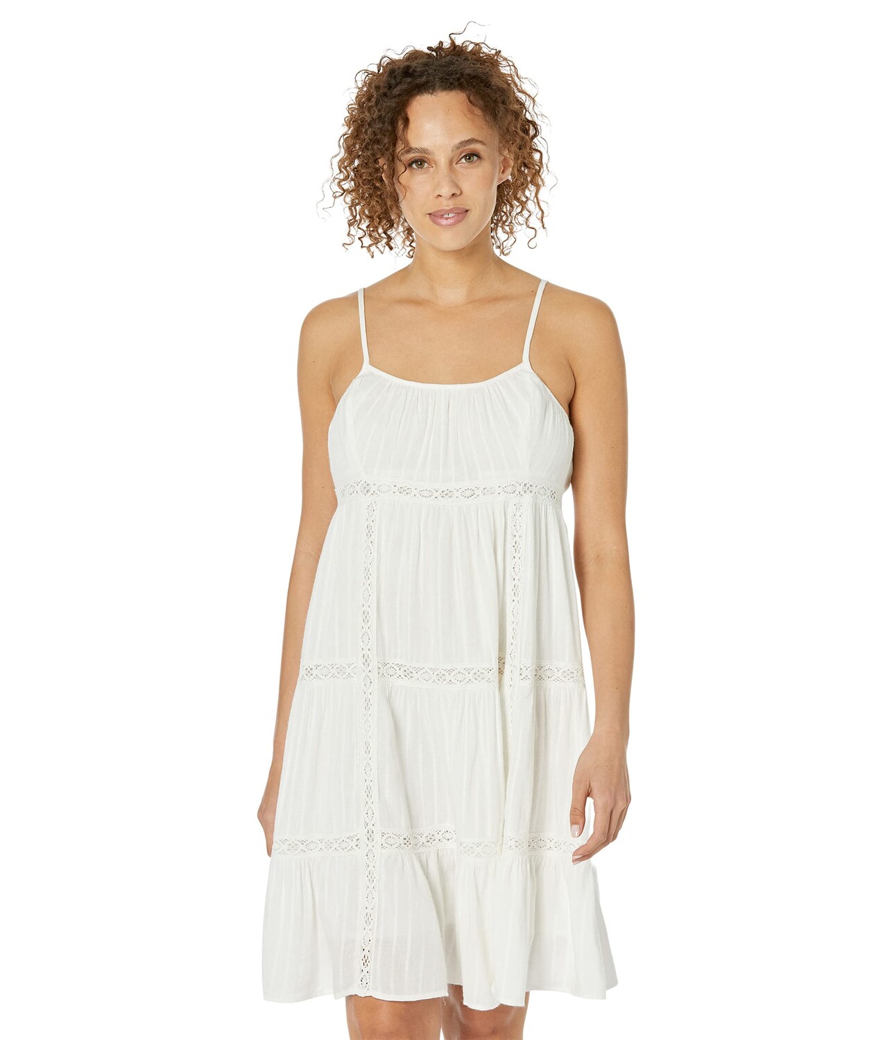 

Платье Lucky Brand, Lace Tiered Mini Dress