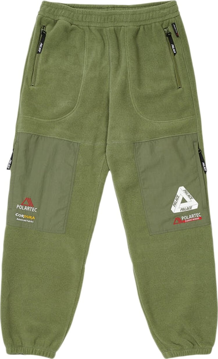 

Джоггеры Palace Polartec Double Zip Jogger 'Olive', зеленый