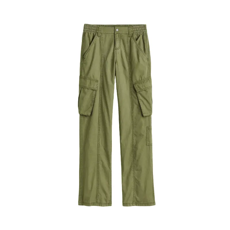 

Брюки H&M Canvas Cargo, хаки