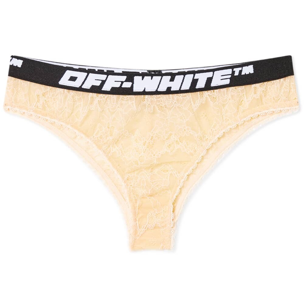 

Кружевные трусы с логотипом Off-White