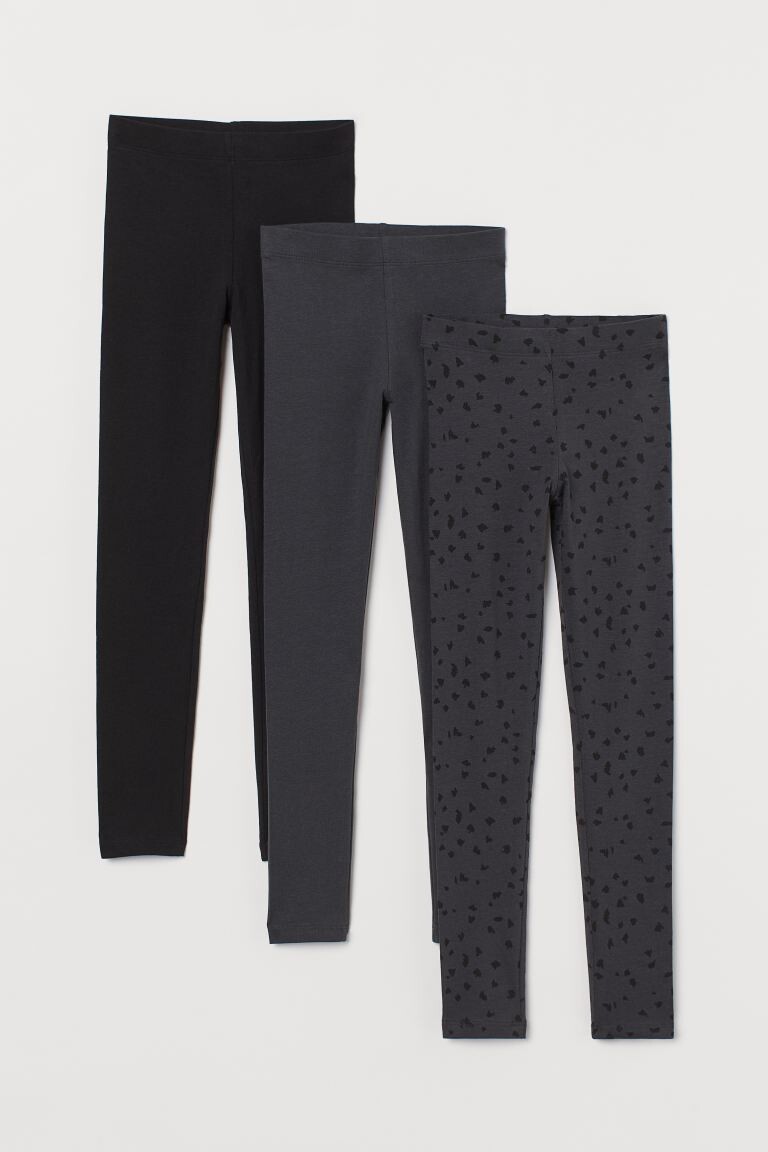 

3 пары хлопковых леггинсов H&M