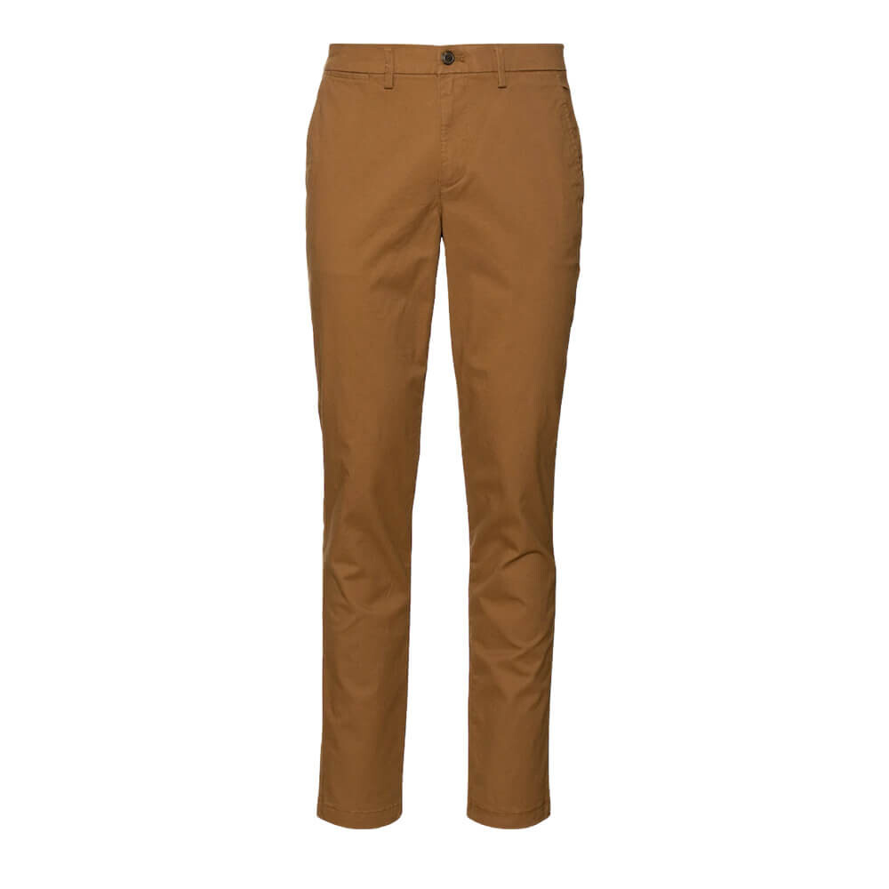 

Брюки Gap Essential Slim Fit, коричневый