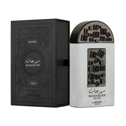 

Lattafa Perfumes Maharjan Silver Edp-100 мл 3,4 унции с тестером дорожного размера Eternal Oud