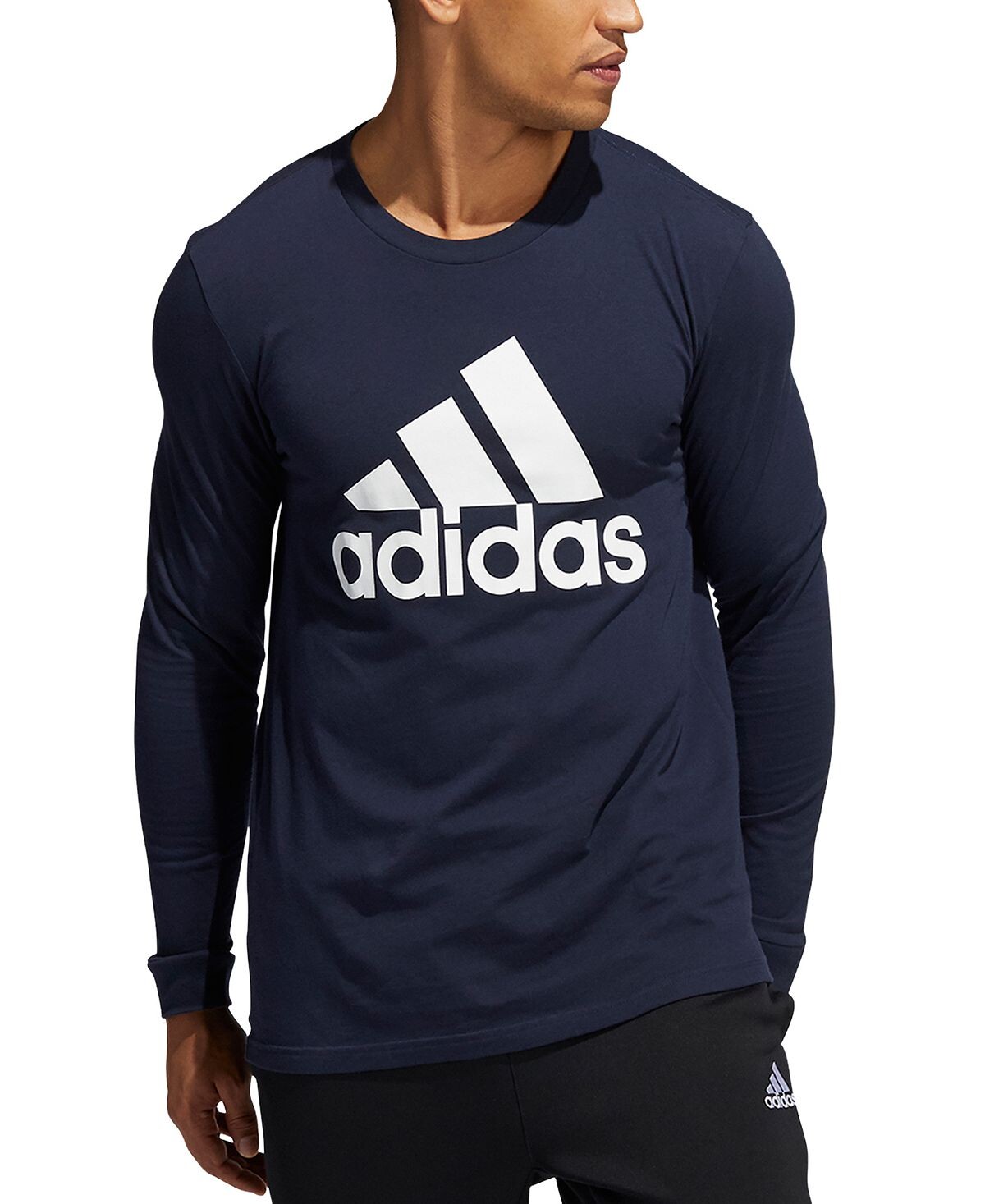 

Мужская футболка с длинными рукавами и логотипом adidas, мульти