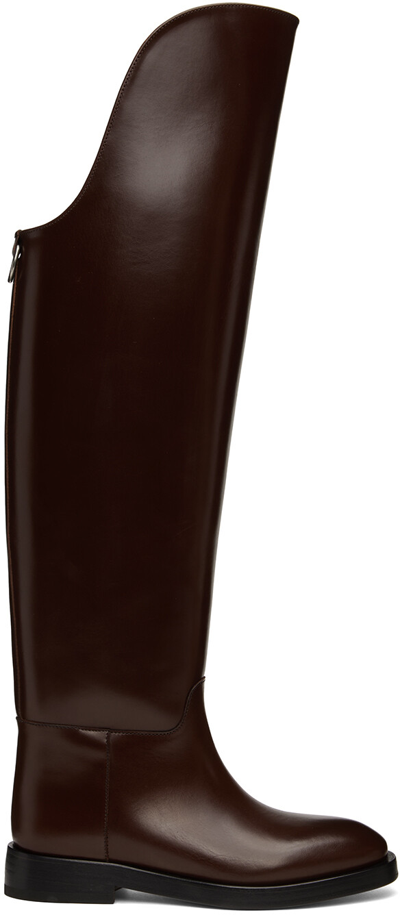 

Бордовые конные сапоги DURAZZI MILANO, Красный