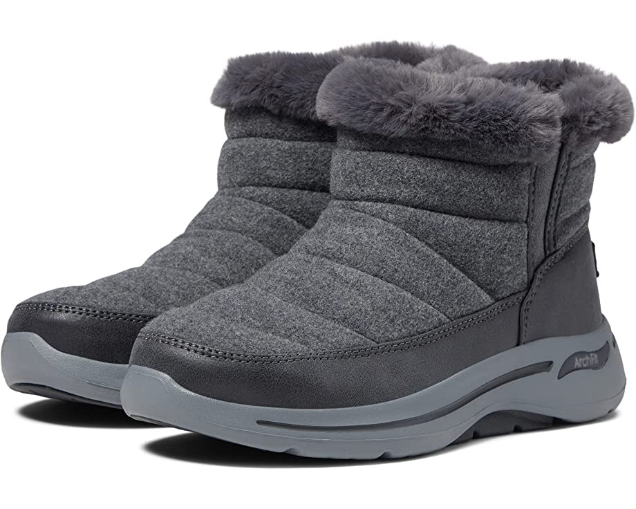 

Ботинки Go Walk Arch Fit Wool Chugga SKECHERS Performance, древесный уголь