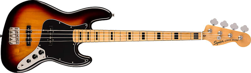 

Fender Classic Vibe 70s Jazz Bass, кленовый гриф, 3 цвета Sunburst Classic Vibe 70s Jazz Bass, Maple Fingerboard, 3-Color Sunburst
