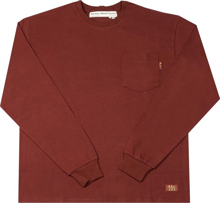 

Лонгслив Advisory Board Crystals Long-Sleeve Pocket Tee 'Pyrope', красный