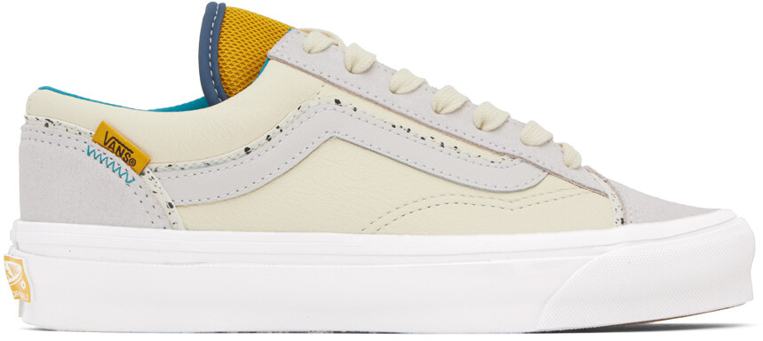 

Желто-белые кроссовки OG Style 36 UI Vans, Белый