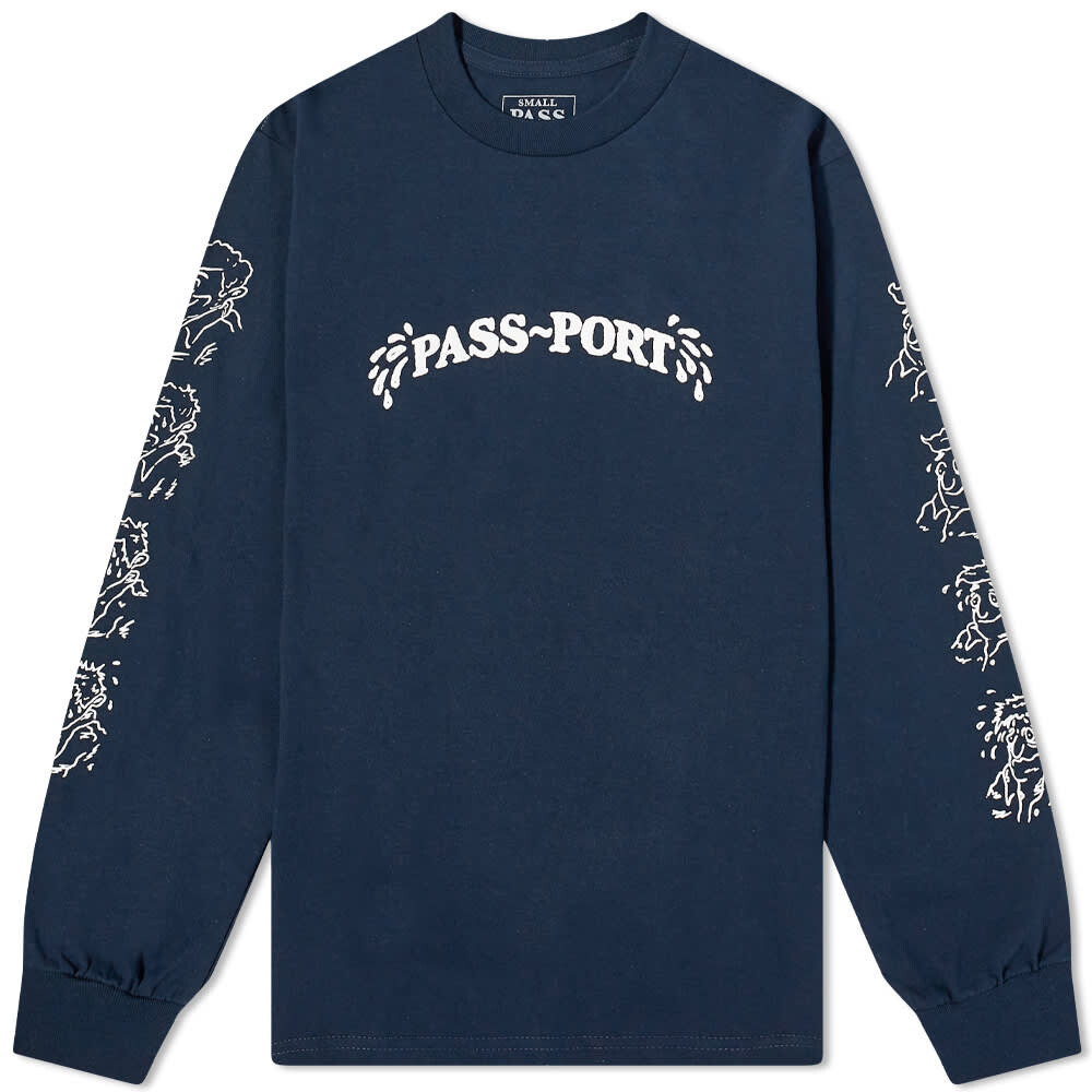 

Футболка Pass~Port Long Sleeve Sweat Logo Tee