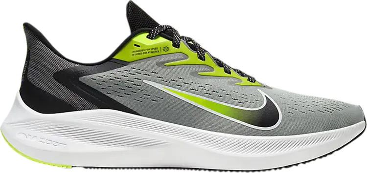 

Кроссовки Nike Air Zoom Winflo 7 'Smoke Grey Volt', серый