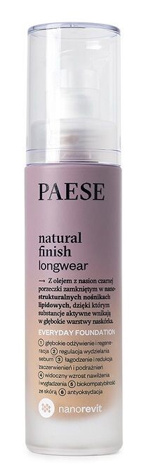 

Paese Nanorevit Natural Finish LongwearПраймер для лица, 01 ivory