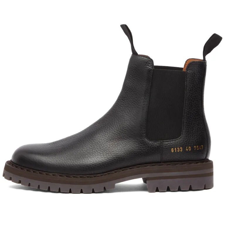 

Женские ботинки челси от Common Projects, черный