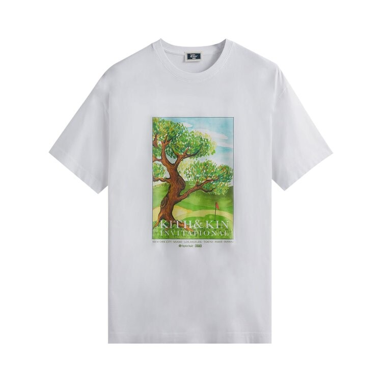 

Футболка Kith For Taylormade Poster Tee 'White', белый