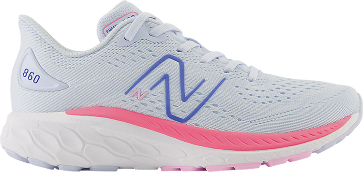 

Кроссовки New Balance Fresh Foam X 860v13 Big Kid 'Moon Dust Neon Pink', серый