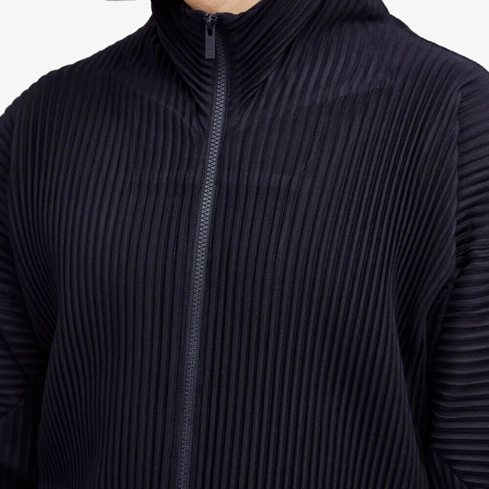 

Homme Plissé Issey Miyake Плиссированный кардиган на молнии, синий