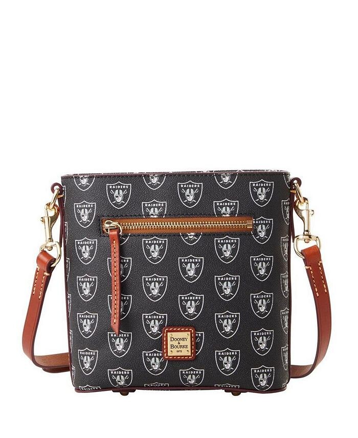 

Женская маленькая фирменная сумка через плечо на молнии Las Vegas Raiders Dooney & Bourke, черный