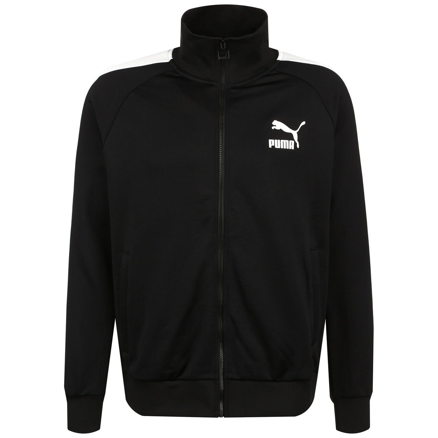 Спортивная куртка Puma Iconic T7, черный олимпийка puma 53074595 iconic t7 track jkt dk черный xl