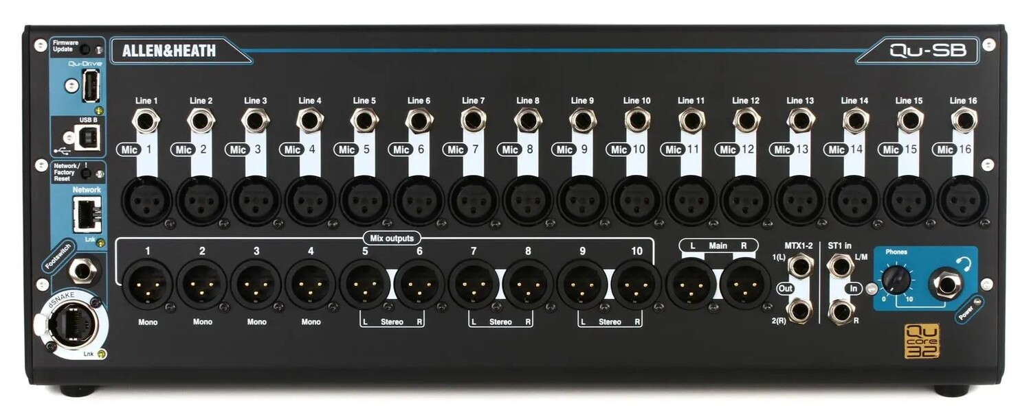 

Allen & Heath Qu-SB 16-канальный портативный цифровой микшер