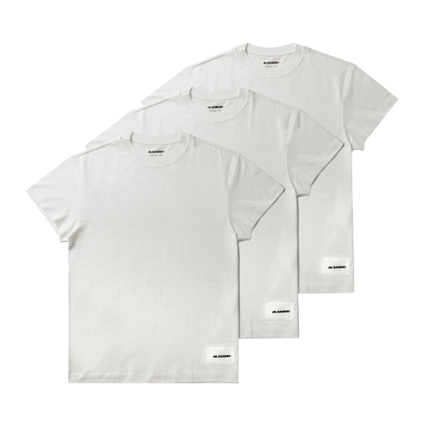 

Футболка Jil Sander (3 шт.), Белая, Белый