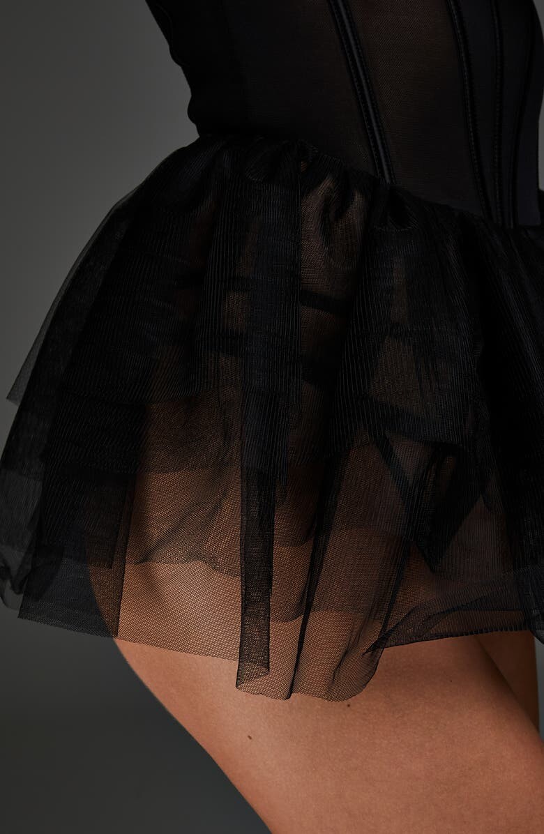 

Корсет из тюля на шнуровке HUNKEMÖLLER, черный
