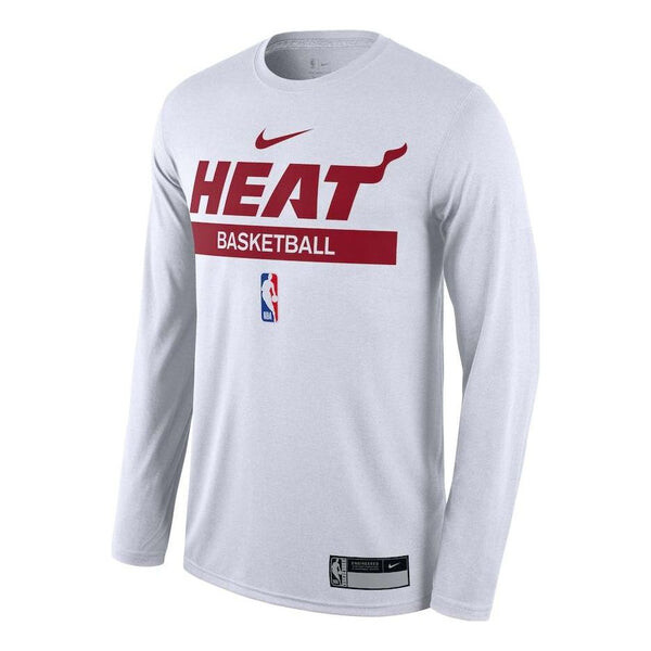 

Футболка Nike NBA Miami Heat Long T-Shirt 'White', белый