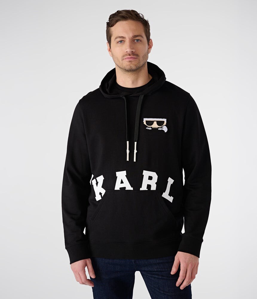 

Худи с нашивкой karl head Karl Lagerfeld, черный