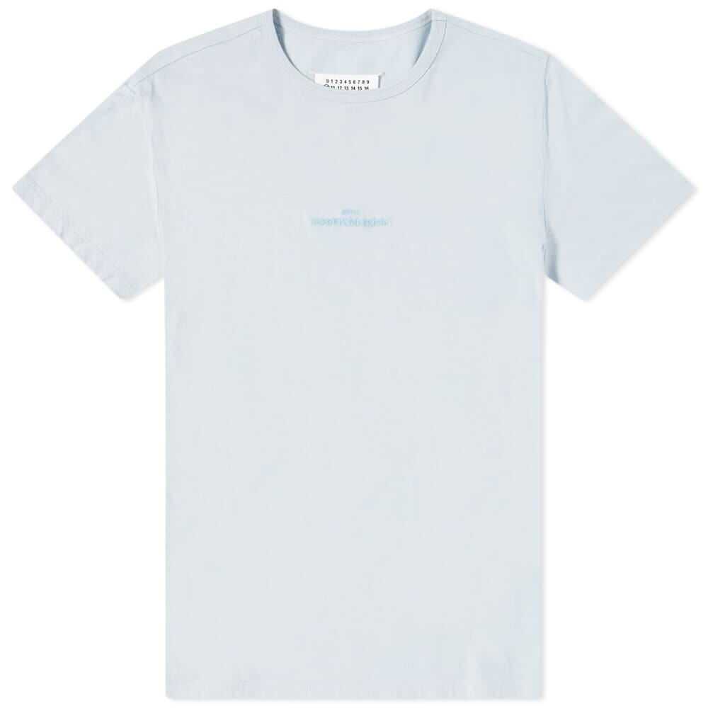 

Футболка Maison Margiela Embroidered Tonal Text Logo Tee