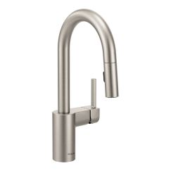 Смеситель Moen Align Spot Resist из нержавеющей стали с одной ручкой, spot resist stainless - фото