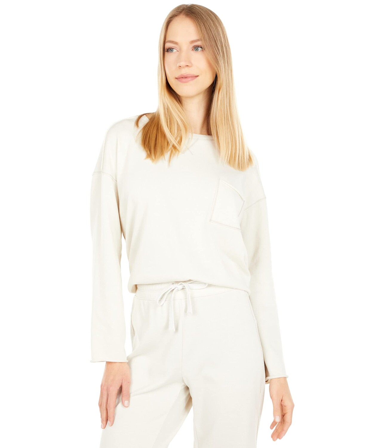 

Пуловер Splendid, Costa Mesa Burnout Raw Edge Sweatshirt