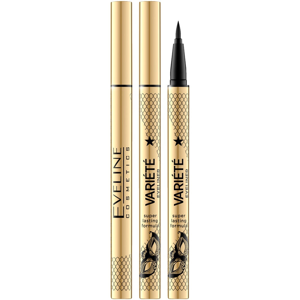 Eveline Cosmetics Водостойкая подводка для глаз Variete Eyeliner Ultra Black 2g