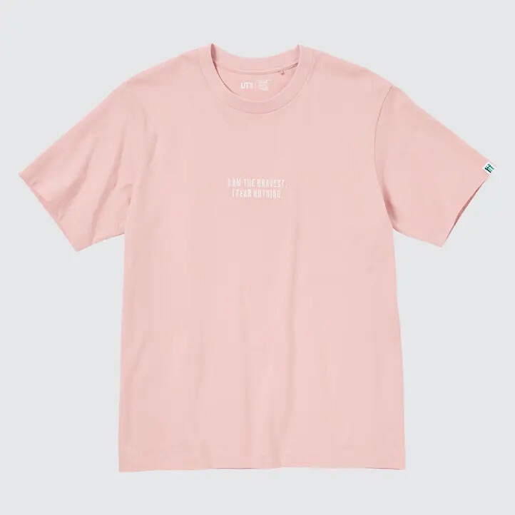 

Футболка Uniqlo UT Super Mario Bros. Movie, розовый