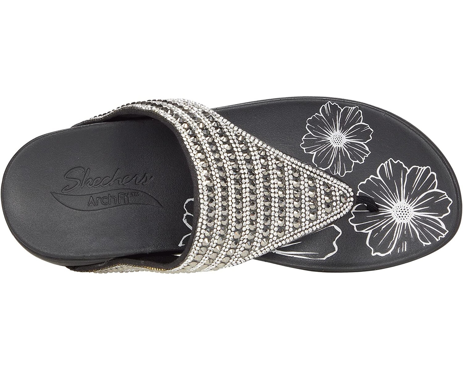 

Туфли на каблуках Arch Fit Retrogrades - Flip Flop SKECHERS, черный