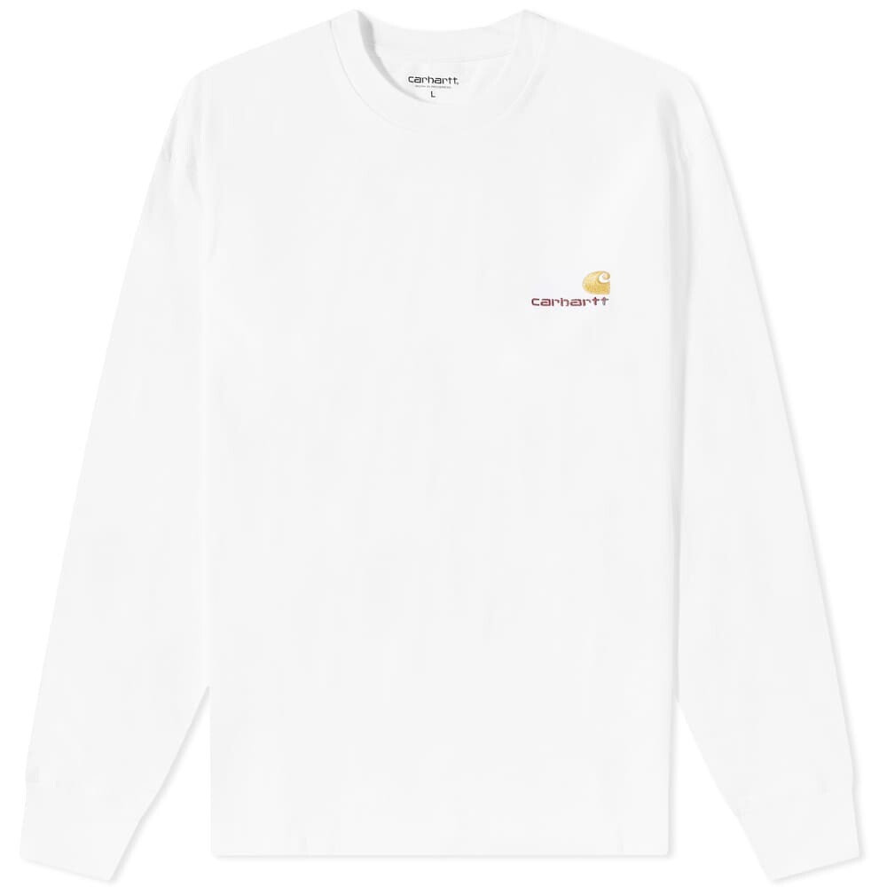 

Футболка Carhartt WIP Long Sleeve American Script Tee, Белый