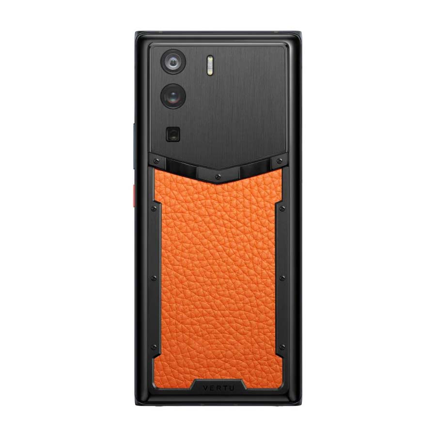 Смартфон Vertu Metavertu Calfskin 12Гб/512Гб, 2 Nano-SIM, черный/оранжевый