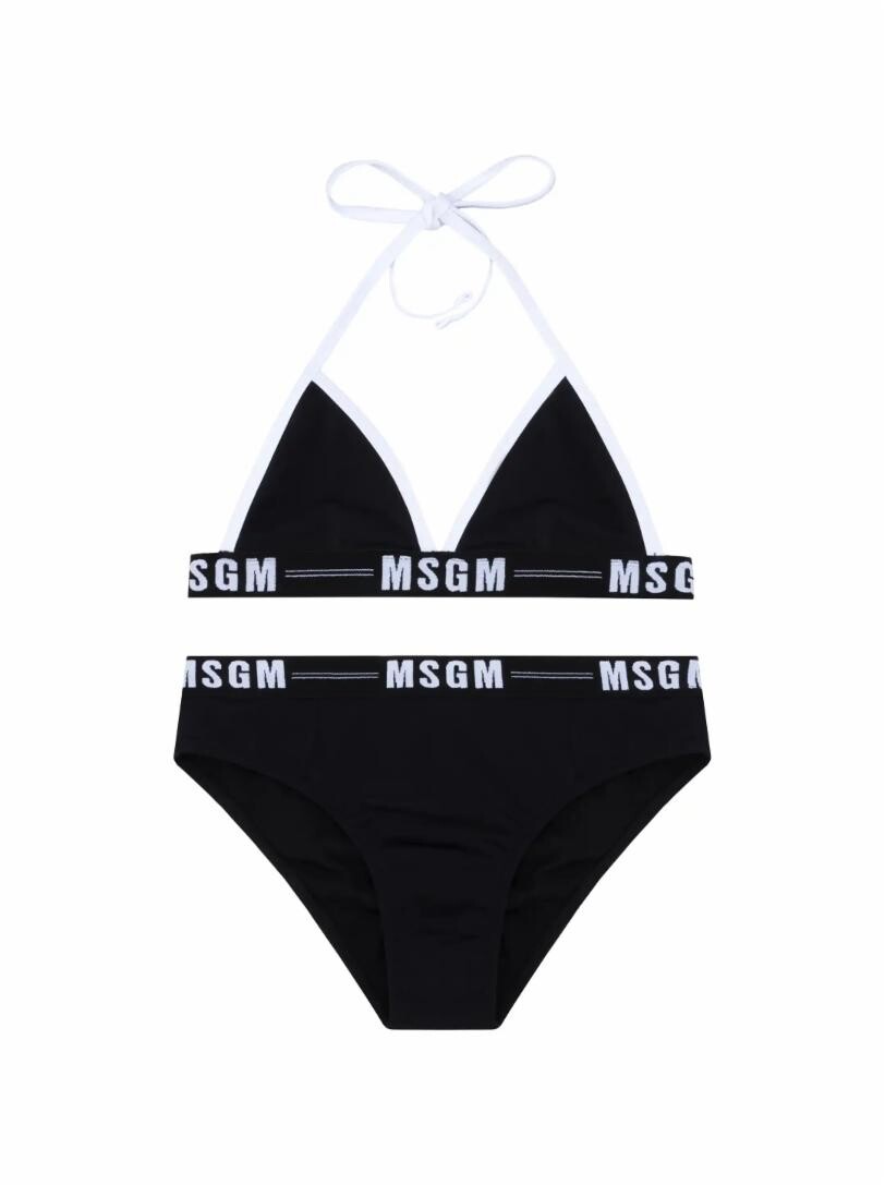 

Раздельный купальник с логотипом MSGM