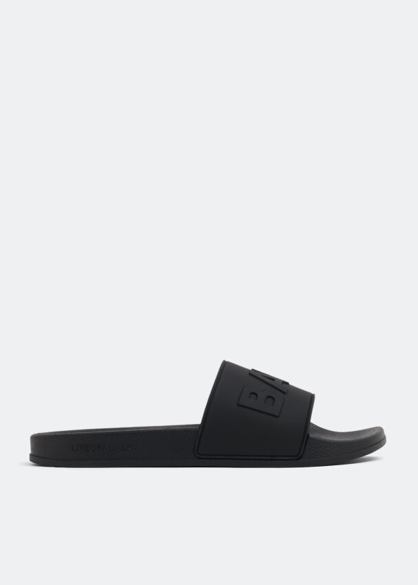 

Шлепанцы BALR. Logo slides, черный