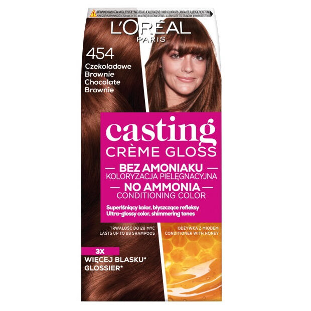 

L'Oreal Paris Краска для волос Casting Creme Gloss 454 Шоколад Брауни
