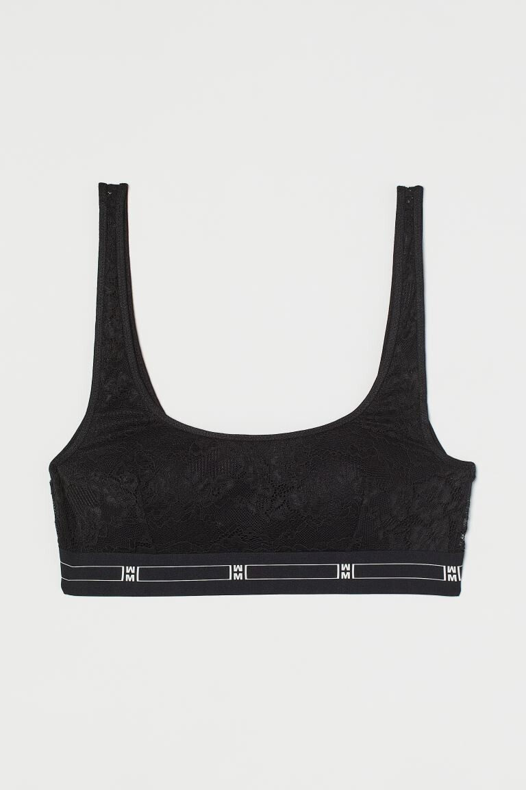 

Бюстгальтер с подкладкой H&M, черный