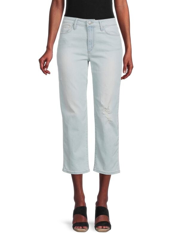 

Прямые укороченные джинсы с высокой посадкой Joe's Jeans Baylene