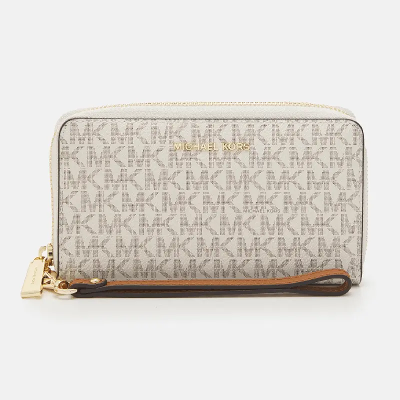 

Кошелек Michael Kors Flat Case, кремовый