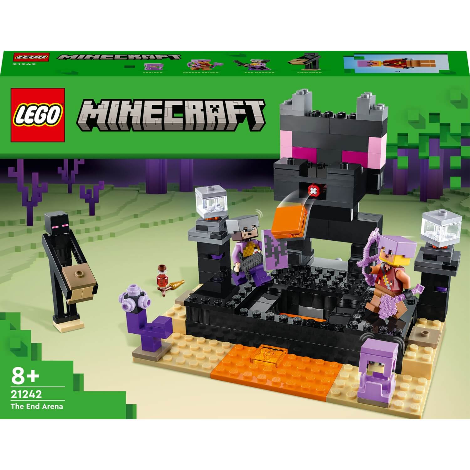 Конструктор Lego 21242 Minecraft Финальная арена конструктор арена для шоу каскадёров