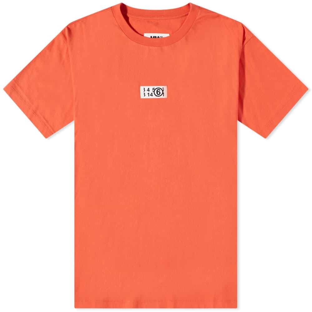 

Футболка Maison Margiela Number Logo Tee, Оранжевый