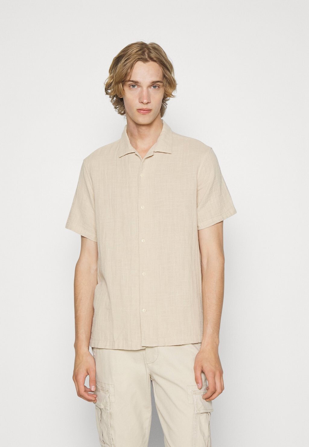 

Рубашка STANDARD CRINKLE RESORT GAP, песочный хаки