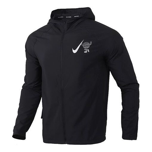 

Куртка Nike Essential Wild Full-length zipper Running Jacket Black CK2620-010, черный