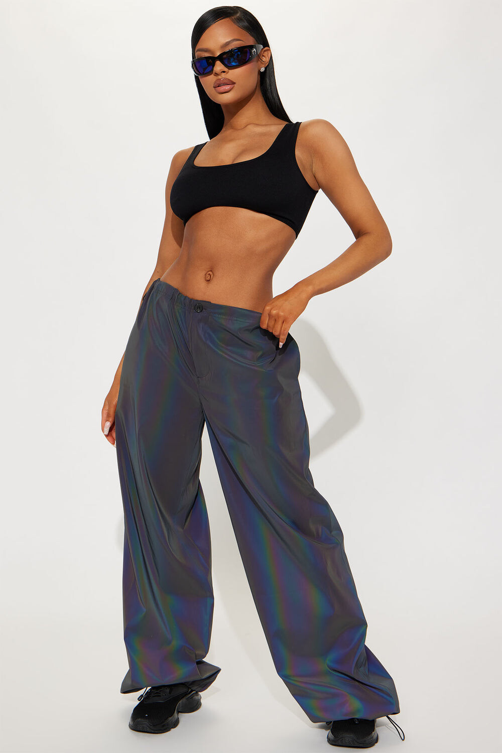 

Брюки Fashion Nova P2486C, угольный, Серый