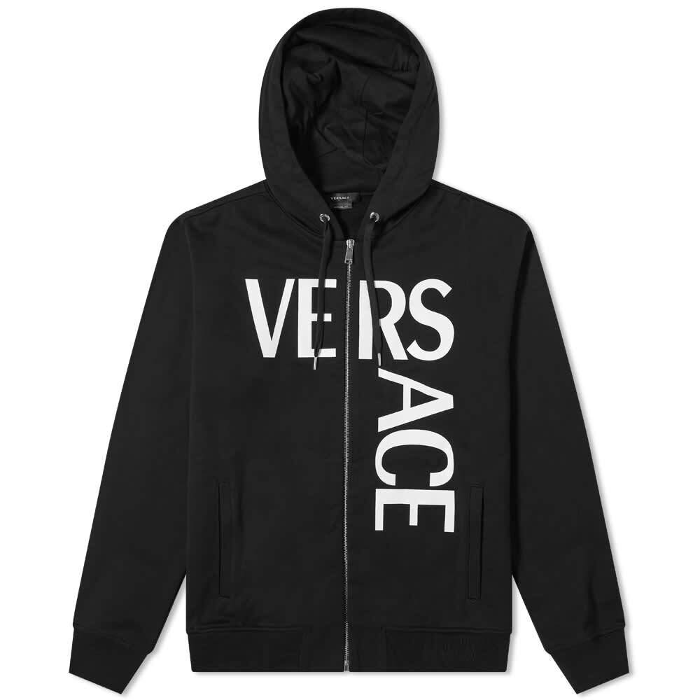 

Толстовка Versace Bold Logo Zip Hoody, Черный