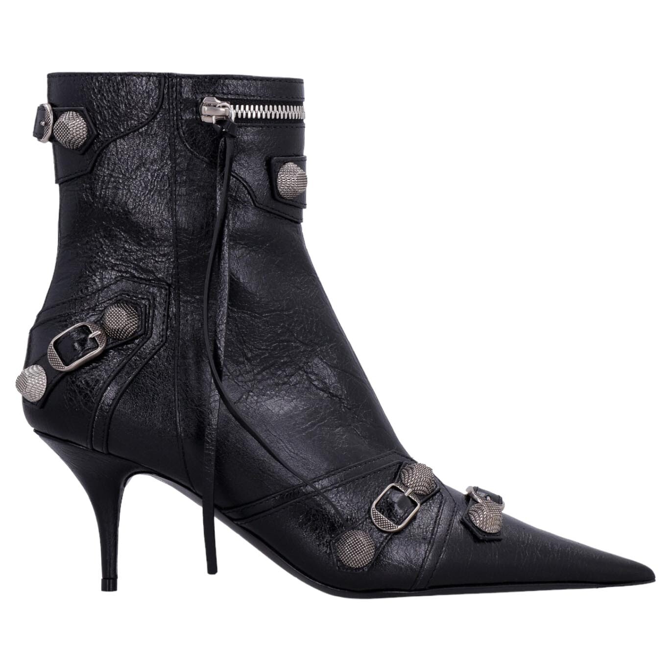 

Ботильоны Balenciaga Cagole Leather, черный