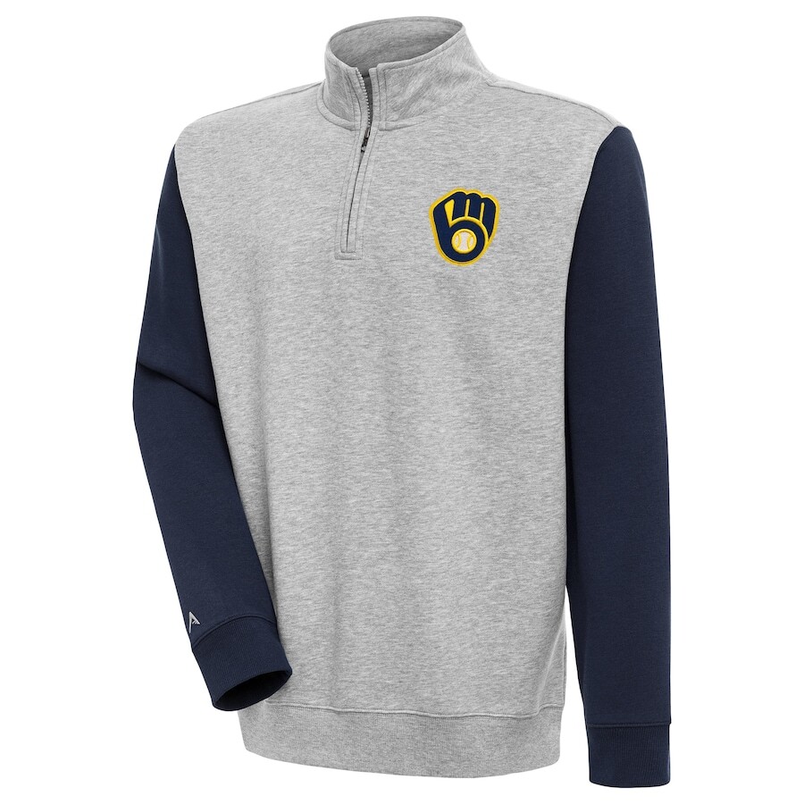 

Куртка Antigua Milwaukee Brewers, серый
